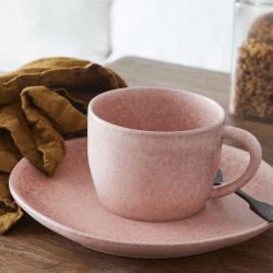 Image showing the Livia Set of 6 Mugs, 360ml, Mauve Rose product.