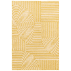 Image showing the Muse Geometric Rug, L120 x W170cm, Yellow product.