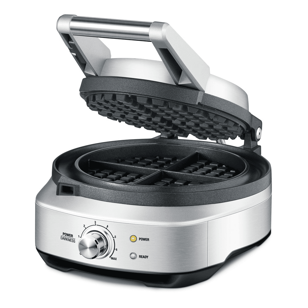 The No Mess Waffle Waffle maker, Stainless Steel