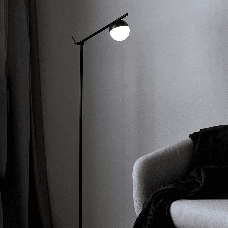 Contina Floor Lamp, H25.cm, Black