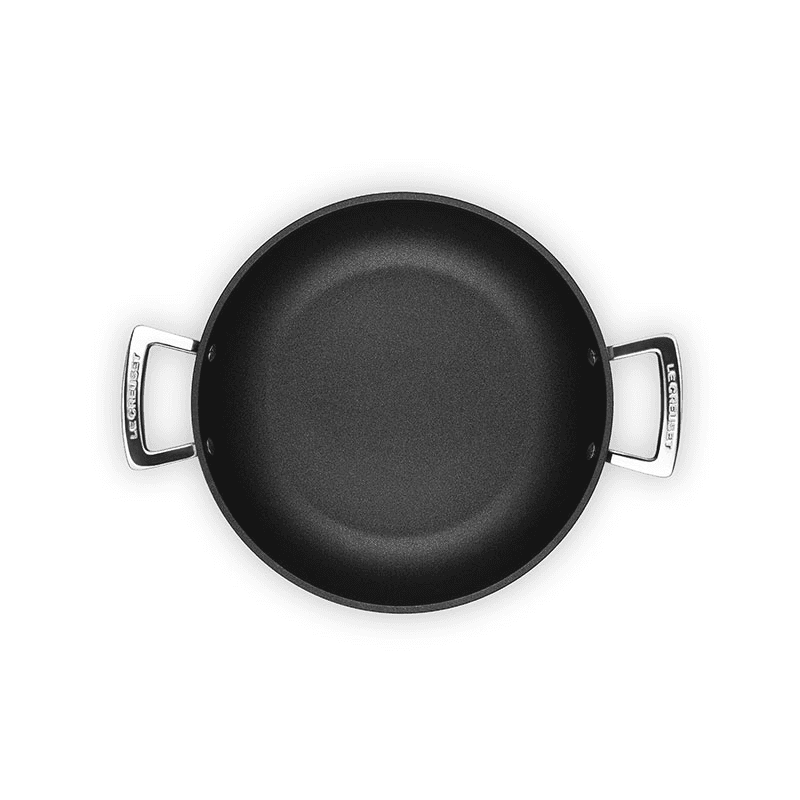 Toughened Non-Stick Shallow casserole with glass lid, 26cm - 3 litre