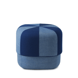 Image showing the Circus Pouf, H40 x D46cm, Blue product.