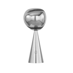 Image showing the Melt Portable Lamp, H28.5cm, Silver product.