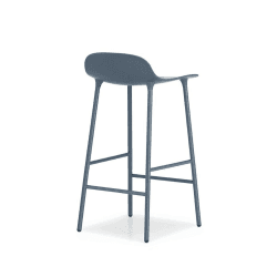 Image showing the Form Bar stool, L44 x H87 x D44cm, Blue product.
