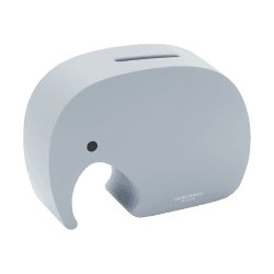 Image showing the Miniphant Moneybox, H9 x W12.5cm, Blueberry Sprinkle product.