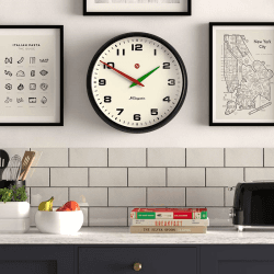 Image showing the Superstore Wall Clock, 40cm, Black product.