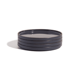 Image showing the Set of 4 Salad Plates, 22cm, Char product.