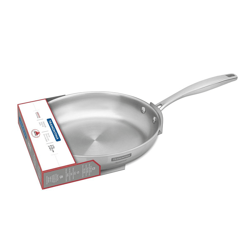 Grano Tri-Ply shallow frying pan, stainless steel, 30cm