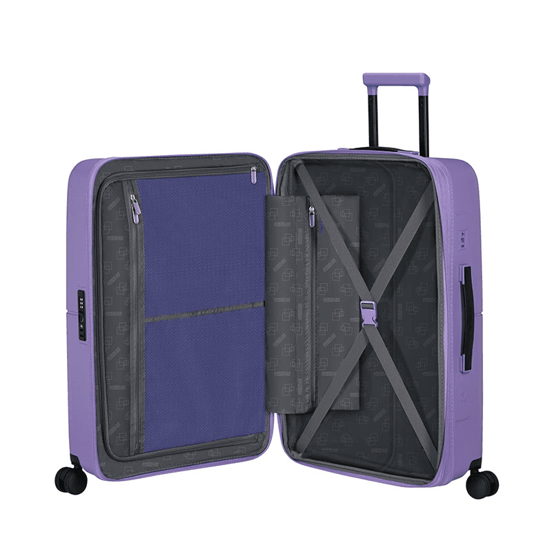 Dashpop Suitcase, H67 x L45 x W29/33cm, Violet Purple