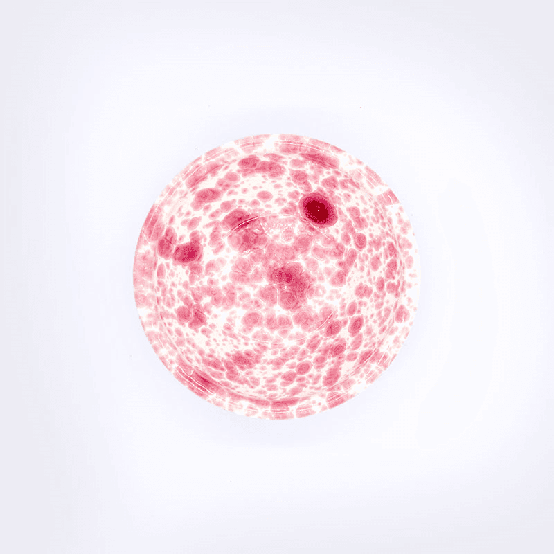 Splatter Nut Bowl, D12cm, Cranberry