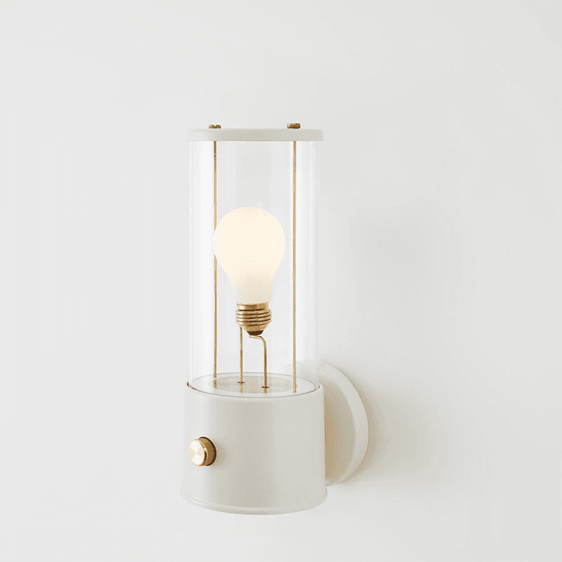 The Muse Farrow & Ball Wall Light, Candlenut White