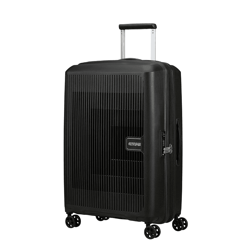 Aerostep Suitcase, H67 x L46 x W26/29cm, Black