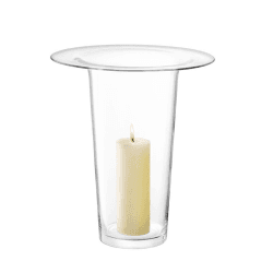 Image showing the Victoria Vase/Lantern, H45cm, Clear product.