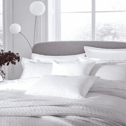 Image showing the Kham Oxford Pillowcase, Charcoal product.