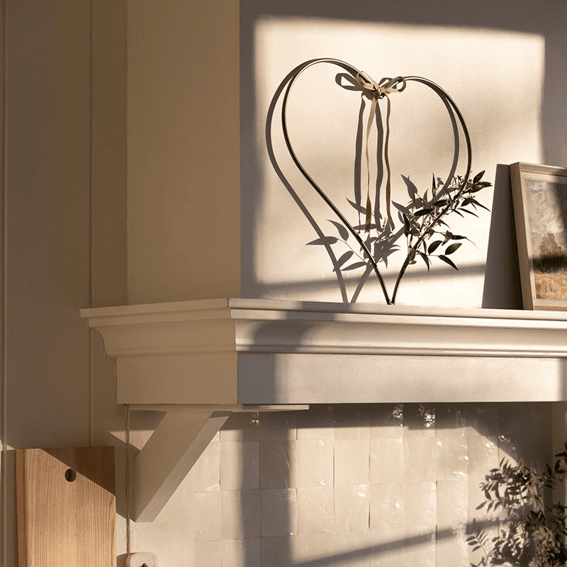 Farringdon Heart Wall Display, Grey