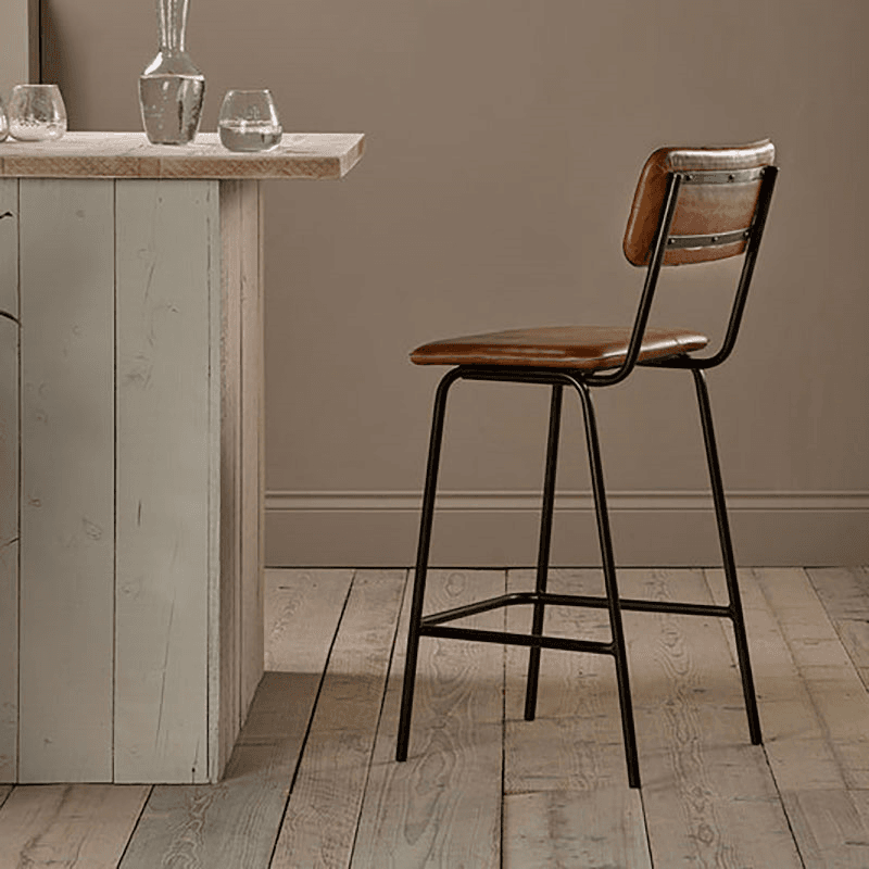 Ukari Counter Chair, Aged Tan