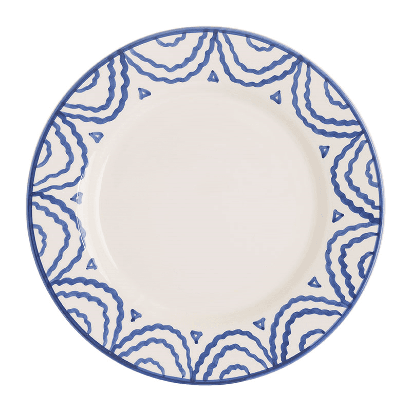 Tabla Set of 2  Dinner Plates, D28cm, Blue