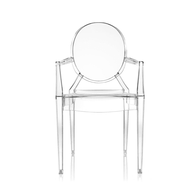 Louis Ghost Armchair, Crystal