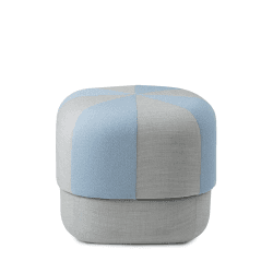 Image showing the Circus Pouf, H40 x D46cm, Light Blue product.