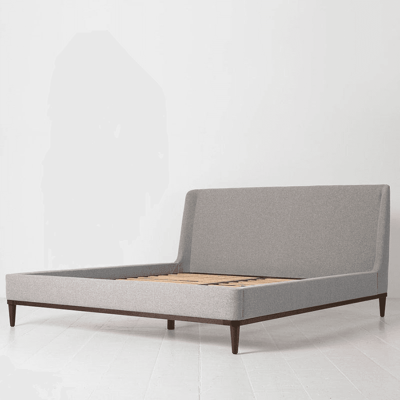 Bed 02 Linen Super King Size Frame, Natural