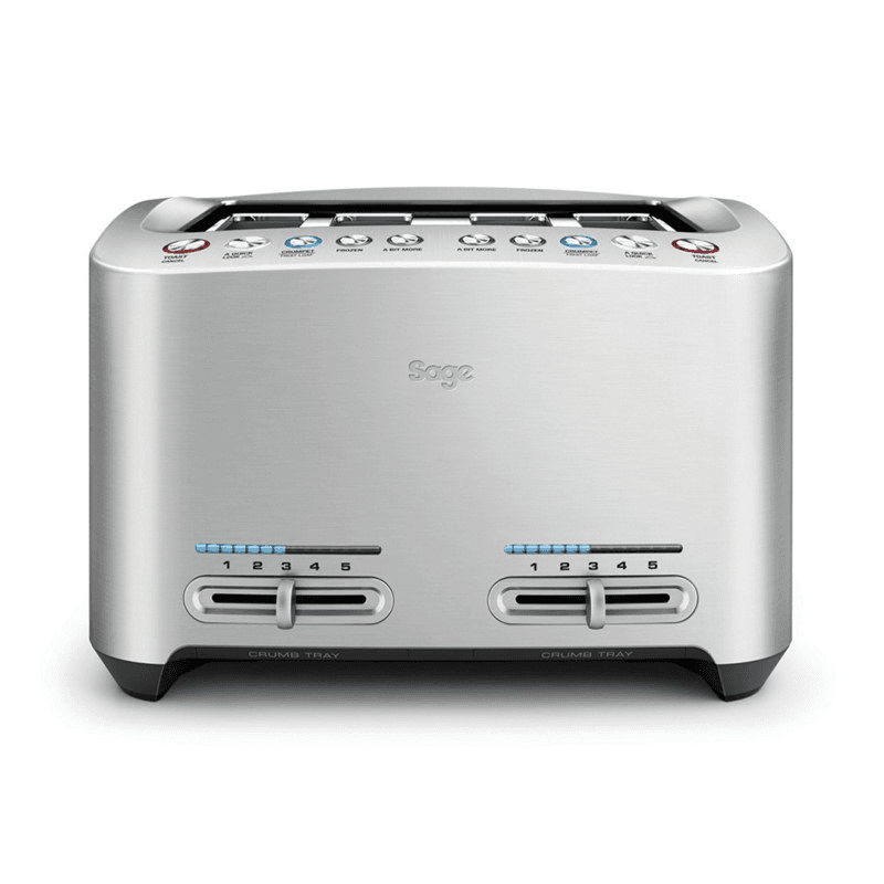The Smart Toast 4 slice toaster, Stainless Steel