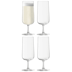 Image showing the Arc Champagne Flute Set of 4, 240ml, Clear product.