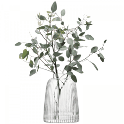 Image showing the Pleat Vase, H26cm, Clear product.