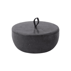 Image showing the Hammam Bowl with Lid, Dark grey product.