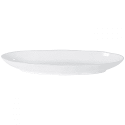 Image showing the Livia Oval Platter, D41cm, Gloss White product.