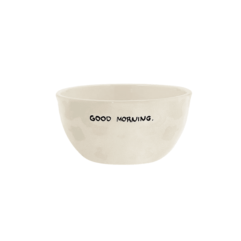 Good Morning Bowl, D17cm, Black