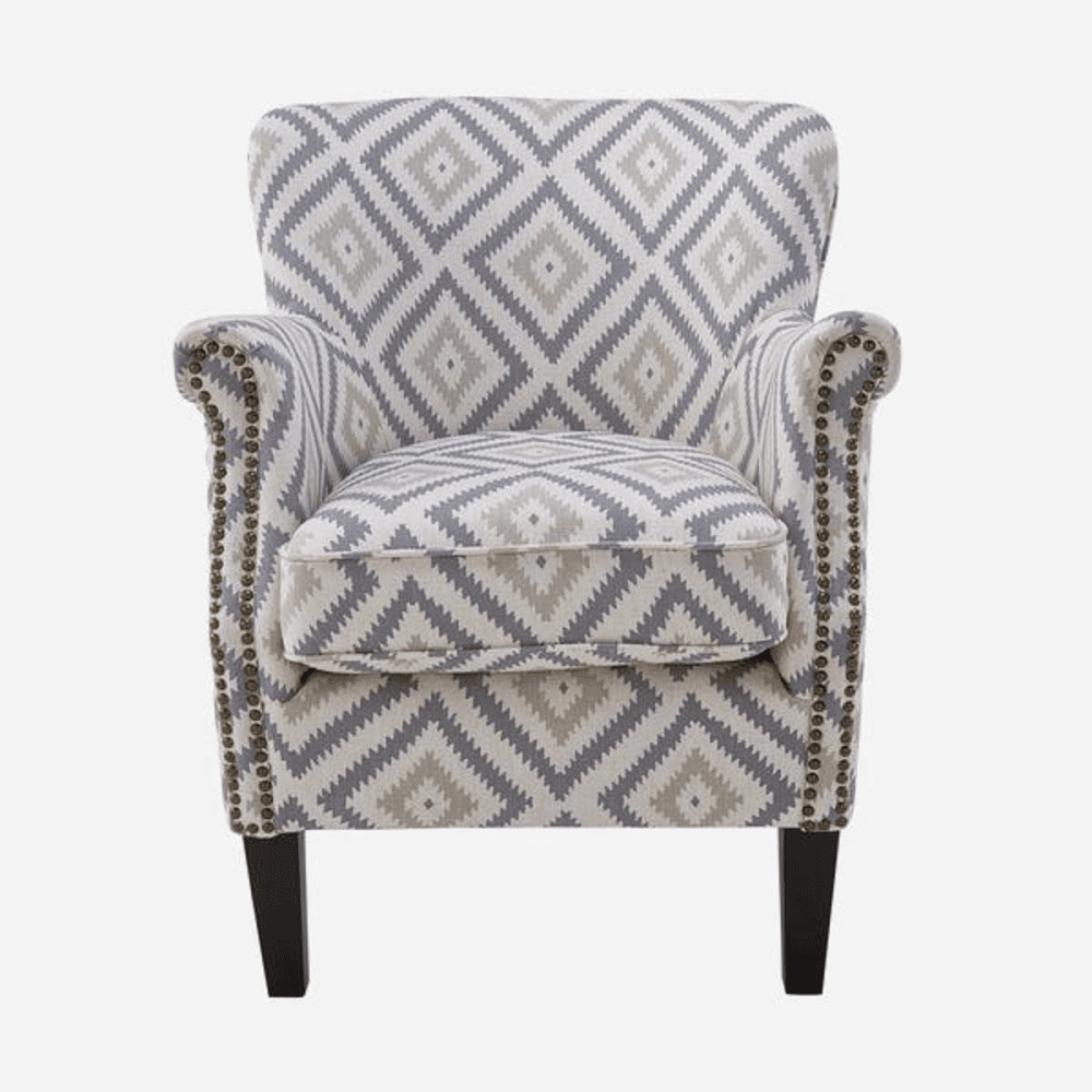 Greyhound Armchair, H78 x W65 x D76cm, Glacier Storm