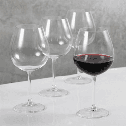 Image showing the Julie Set of 4 Red Wine Glasses, 739ml, Clear product.