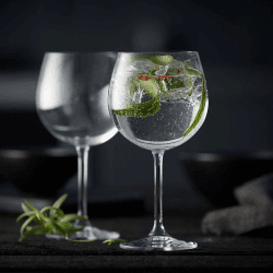 Image showing the Juvel Set of 4 Gin & Tonic Glasses, 570ml, Clear product.