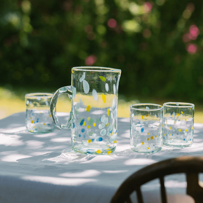 Alegria Set of 2 Tumblers, 350ml, Blue and Yellow