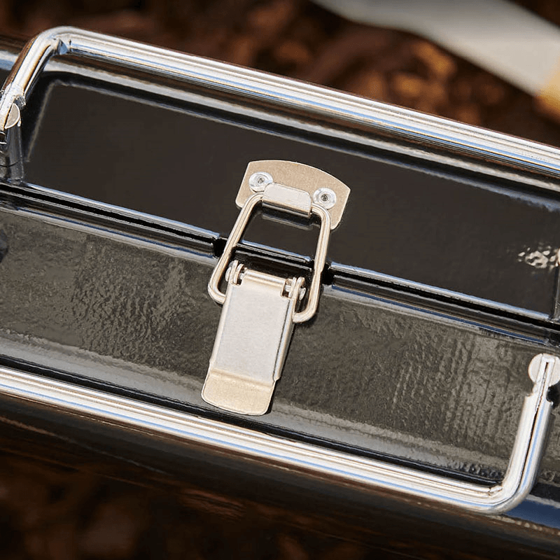 Stealth Portable Charcoal Briefcase BBQ, Black