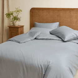 Image showing the The Original 300 Thread Count Sateen Pair of Pillowcases, Standard, Nordic Sky product.