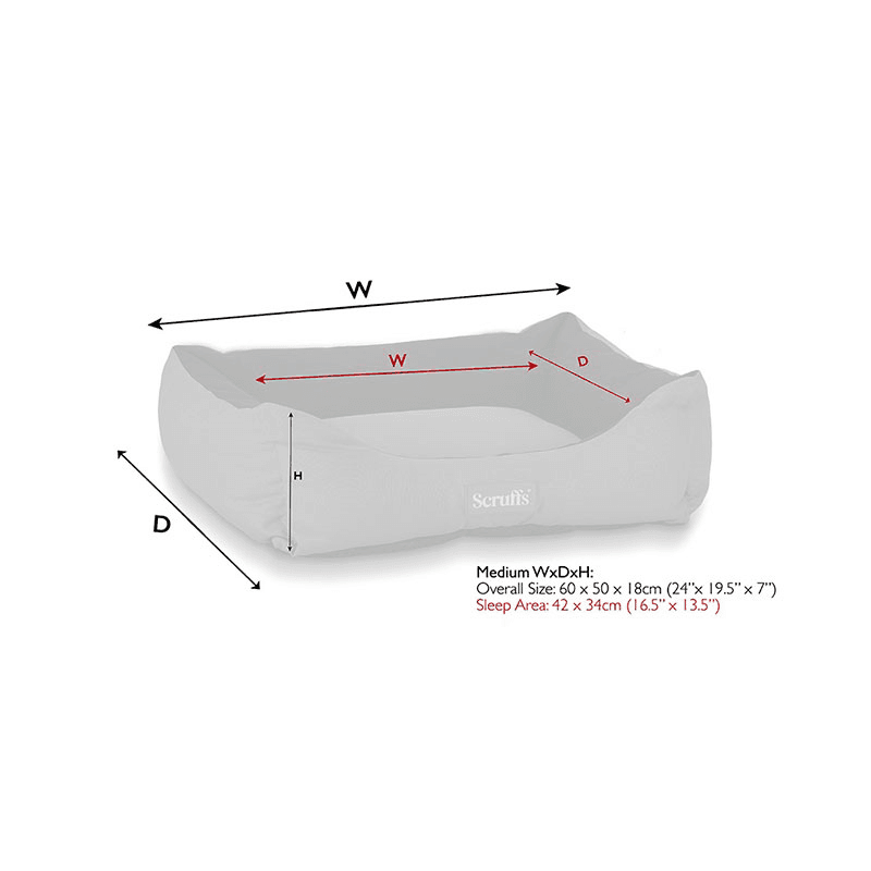 Expedition Dog Bed, 60 x 50cm, Storm Grey