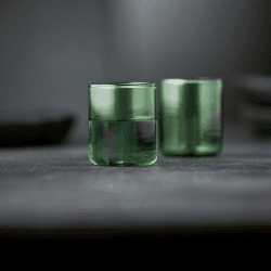 Image showing the Torino Set of 2 Shot Glasses, 55ml, Green product.