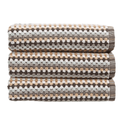 Image showing the Carnaby Stripe Bath Towel, Neutral product.