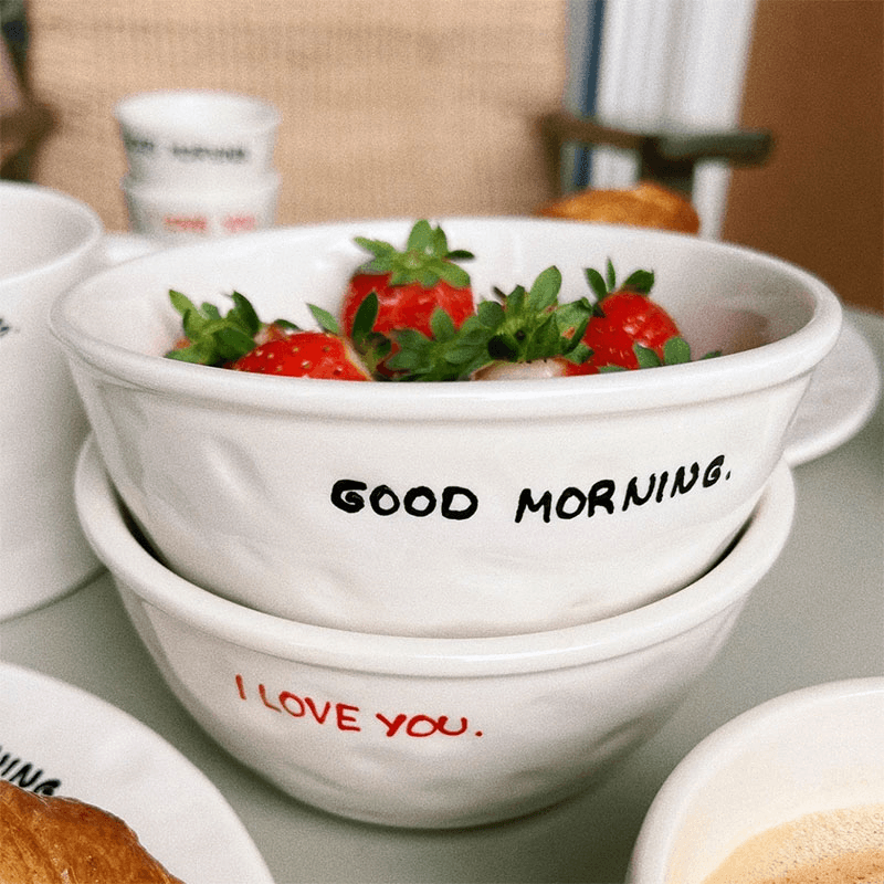 Good Morning Bowl, D17cm, Black