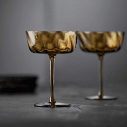Image showing the Vienna Set of 4 Champagne Bowls, 300ml, Amber product.