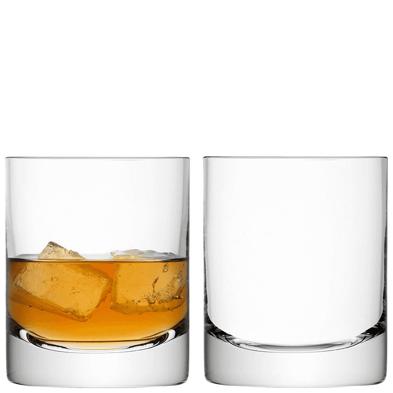 Bar Tumblers Set of 2, 250ml, Clear