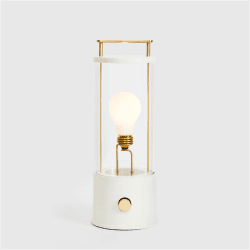 Image showing the Tala x Farrow & Ball The Muse Portable Lamp, Candlenut White product.