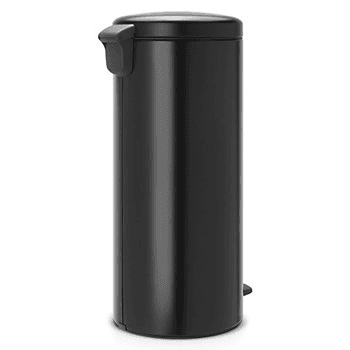 newIcon Pedal bin, 30 litre, Matt Black