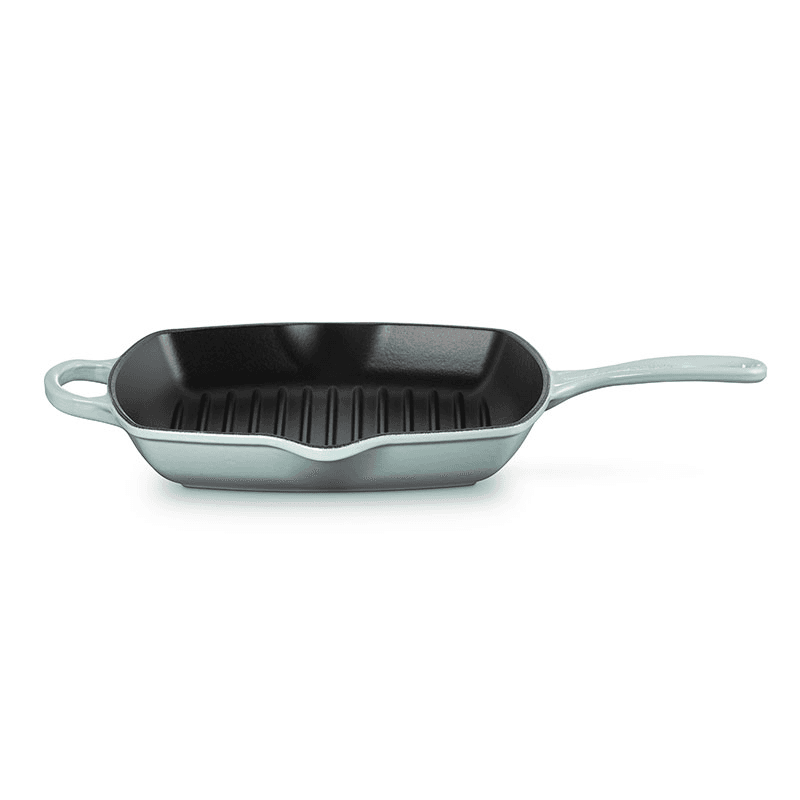 Cast Iron Square Grillit, 26cm, Sea Salt