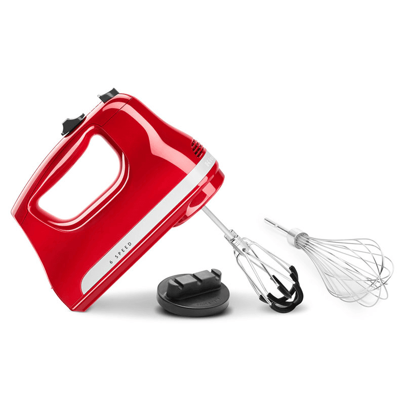 6 Speed Hand Mixer Flex Edge, Empire Red