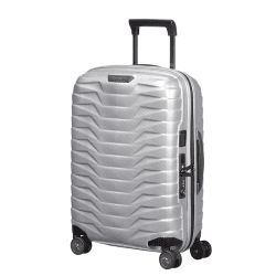 Image showing the Proxis Cabin Suitcase, H55 x L40 x W20/23cm, Silver product.