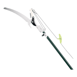 Image showing the Telescopic tree pruner, H157.5 x W16cm, Green/Silver product.