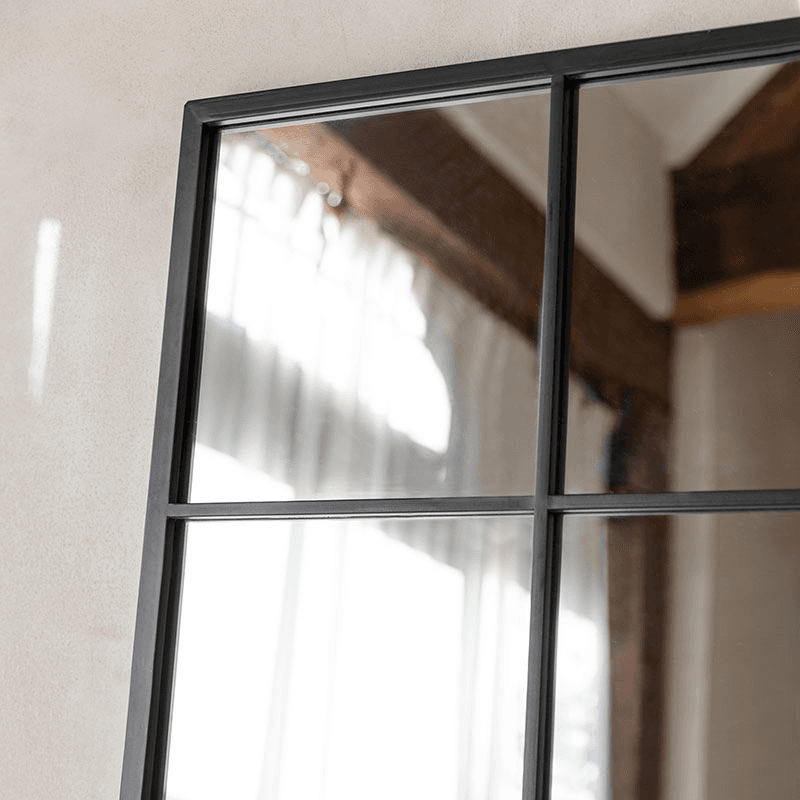 Fulbrook Leaning Mirror, H180cm, Black