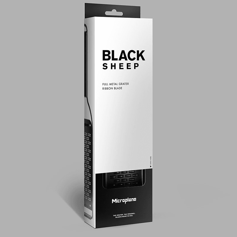 Black Sheep Ribbon Grater, Black